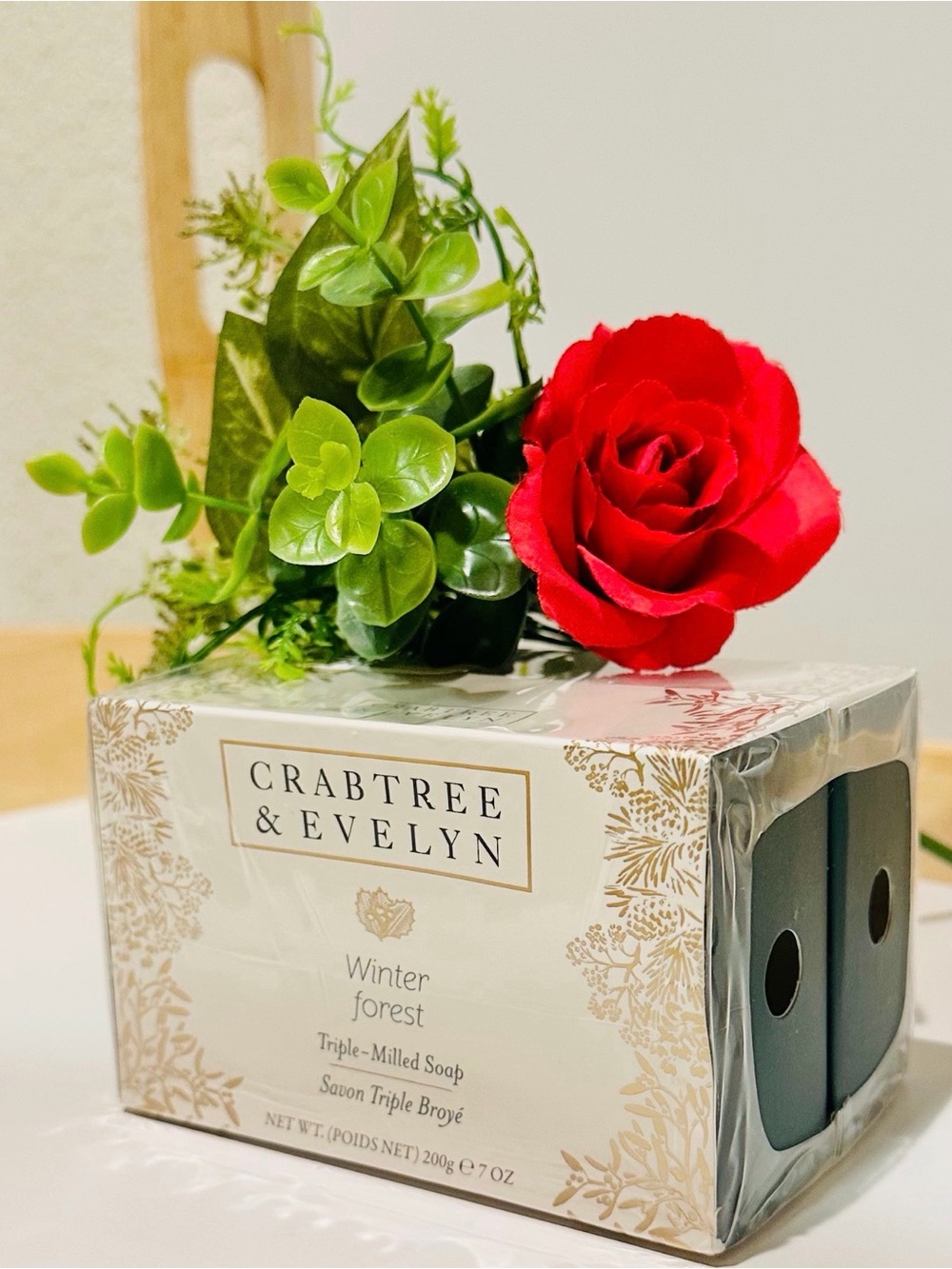 Crabtree & Evelyn Triple Milled Soap 7oz 2 pack - Winter Forest
